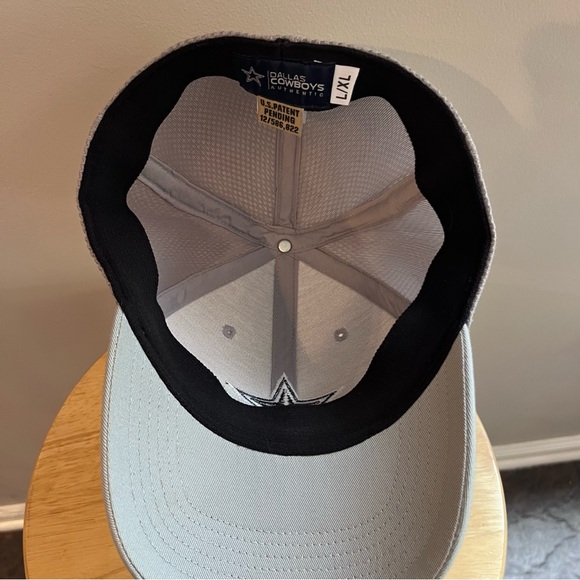 Dallas Cowboys Authentic Hat Gray With Logo Size L/XL - Picture 8 of 10